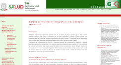Desktop Screenshot of geo.saludzac.gob.mx